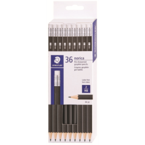 Pencil Norica blackHB 36pk FSC 100%