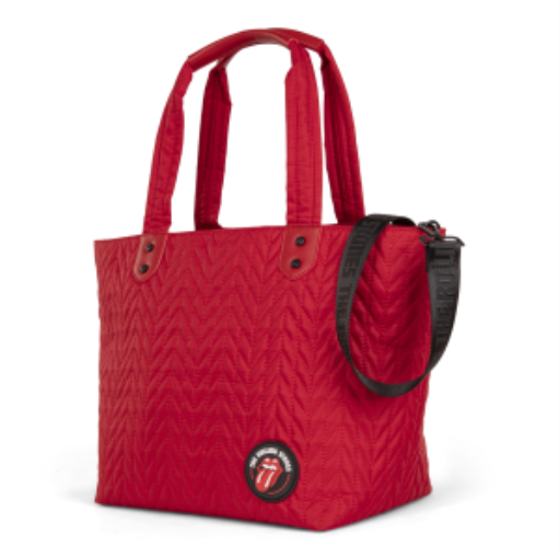 TTE6073RS The Rolling Stones Iconic Sac cabas – Nylon matelassé