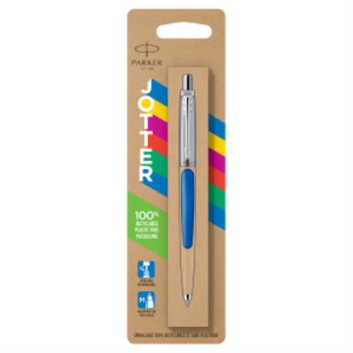 Parker Jotter Originals Ballpoint Pen, Classic Blue Finish, Medium Point, Blue Ink