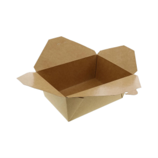 Kraft Take Out Food Container #4 - 7.75"l x 5.5"w x 3.5"h (Pack of 50)