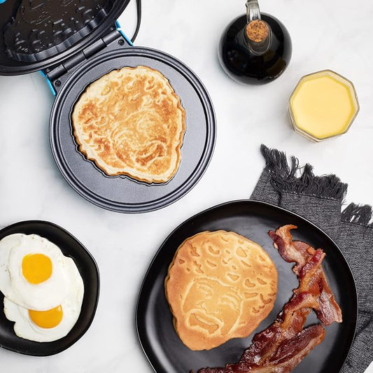 Gaufrier Bob Ross Happy Little Waffles