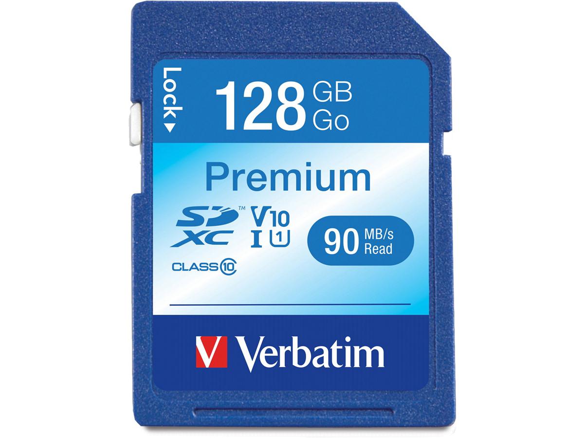 Verbatim CARTE MÉMOIRE SDXC PREMIUM 128Go