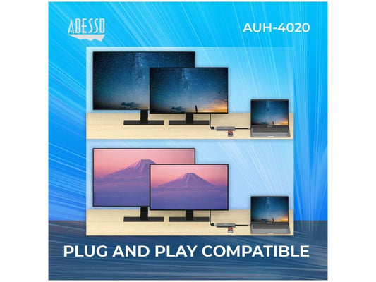 STATION D'ACCUEIL MULTIPORT USB-C 6 EN 1