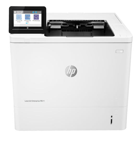 HP LaserJet Enterprise M611dn Noir et blanc Imprimante, Ethernet uniquement; Recto verso — image 1