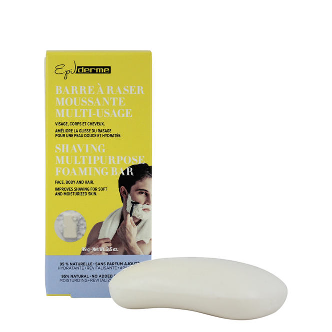 Barre à raser moussante multi-usage (homme)