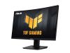 Moniteur incurvé ASUS TUF Gaming 24 po (23,6 po visibles) (VG24VQER) - FHD, 180 Hz, 1 ms, DCI-P3 90 %, synchronisation de flou de mouvement extrême, FreeSync, Shadow Boost, soin des yeux, DisplayWidget Center, garantie de 3 ans