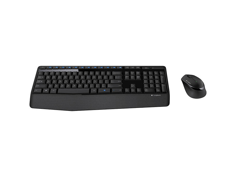 Logitech Combo sans fil MK345 Confort taille réelle avec repose-paume