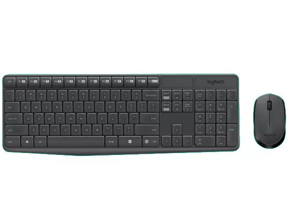 Logitech Clavier et souris sans fil MK235 (Disposition française)