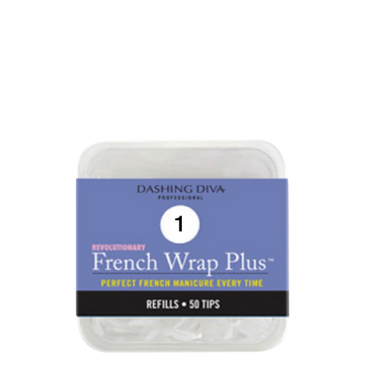 Embouts French Wrap mince - blanc