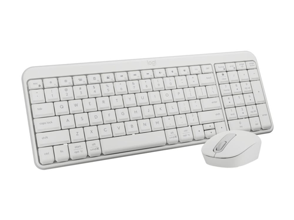 SOURIS ET CLAVIER SANS FIL COMPACTS LOGITECH MK250 (BLANC CASSE)