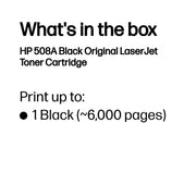 HP 508A toner LaserJet Noir authentique — image 3