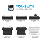 HP Cartouche d'encre DesignJet 712, noir, 80 ml — image 3