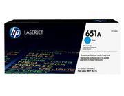 HP 651A toner LaserJet cyan authentique — image 1