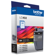 Brother LC402BKS cartouche d'encre 1 pièce(s) Original Rendement standard Noir — image 7