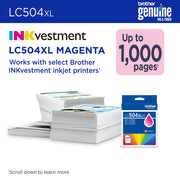 Brother LC504XLMS cartouche d'encre 1 pièce(s) Original Rendement élevé (XL) Magenta — image 3