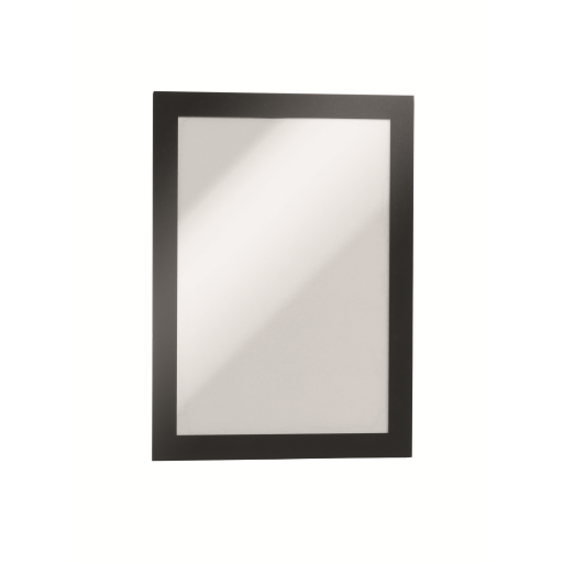 DURABLE Self-Adhesive Magnetic DURAFRAME cadre d’affichage pour document, Half Letter-Size 5-1/2" x 8-1/2", noir, 2 Pack (491301)