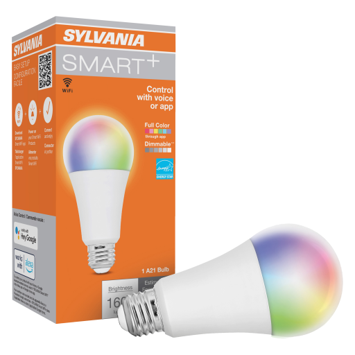 Ampoule intelligente WiFi LEDVANCE SMART+ — couleur et blanc ajustable