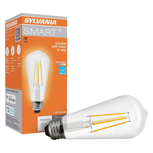 Ampoule intelligente WiFi LEDVANCE SMART+ — filament clair ST19, 2700 K