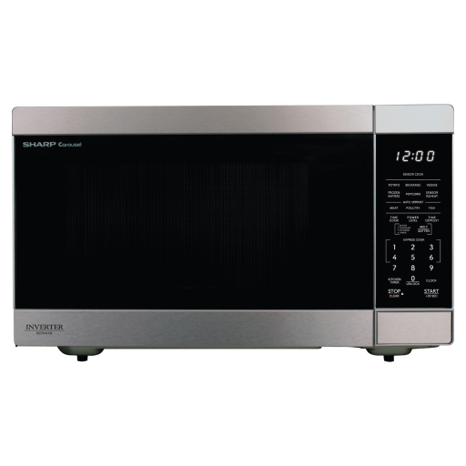 SHARP SMC1664KSC Carousel Countertop Microwave Oven ? 1.6 cu. ft. 1100W Stainless Steel