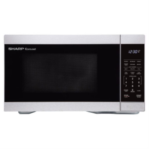 SHARP SMC1162KSC Carousel Countertop Microwave Oven ? 1.1 cu. ft. 900W Stainless Steel