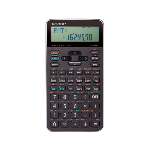 Calculatrice financière Sharp EL738XT