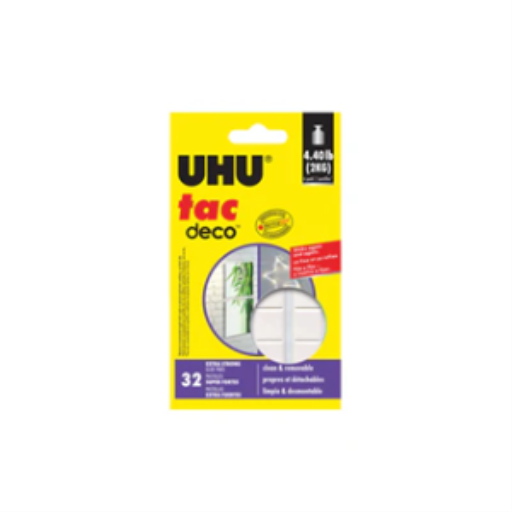 Pâte adhésive UHU Patafix Deco — 32 pièces (9U-33090)