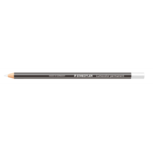 Lumocolor permanent glasochrom Waterproof dry marker - White