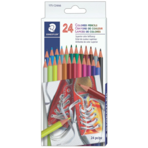 Crayons de couleur STAEDTLER — 24 pièces (175-C24A6-02)