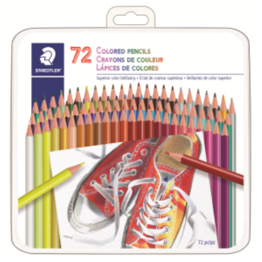 Crayons de couleur STAEDTLER — 72 pièces (175-M72A6)