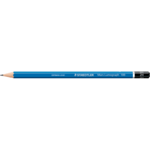 Crayon à mine STAEDTLER Mars Lumograph — 2H (100-2H-M)