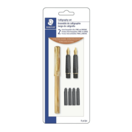Ensemble de calligraphie STAEDTLER — 2 plumes (899-S2BK-NA)