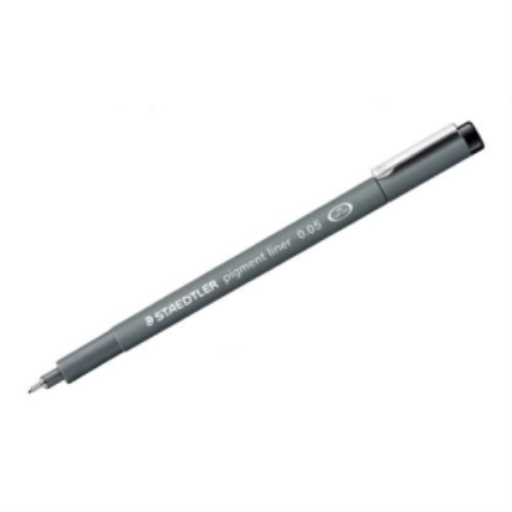 Fineliner STAEDTLER Pigment Liner — noir, 0,05 mm (308-0059M)