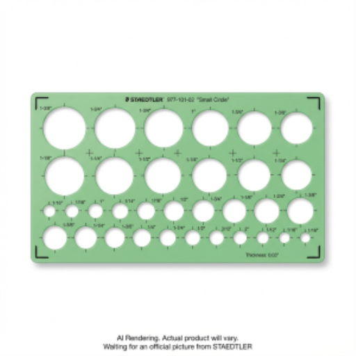 Gabarit de cercles STAEDTLER — petit format (977-101-02)
