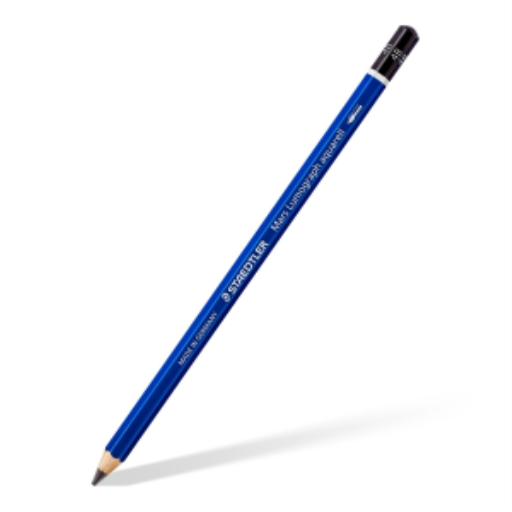Crayon à mine aquarellable STAEDTLER Mars Lumograph Aquarell — 4B (100A-4B-35)