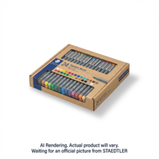 Feutres pinceaux STAEDTLER Pigment Arts — 24 couleurs (371-C24-10-35)
