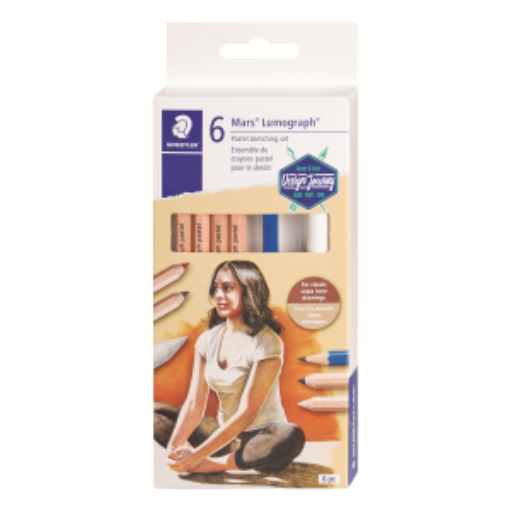 Ensemble de croquis STAEDTLER — 6 pièces (61-100PC6-NA)