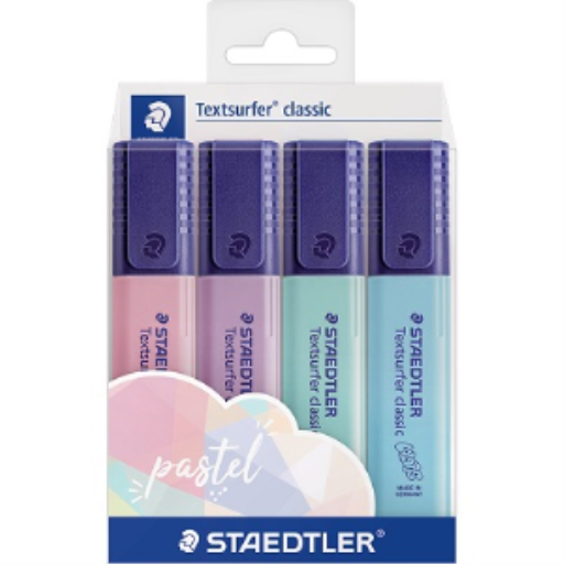 Surligneurs STAEDTLER Textsurfer Classic — 4 couleurs (364-CWP4PA)
