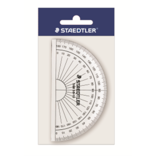 Rapporteur d’angle STAEDTLER — 180°, 10 cm