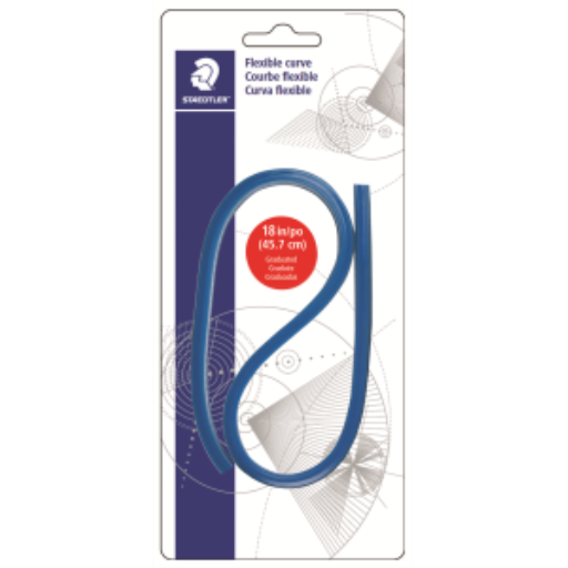 Courbe de dessin flexible STAEDTLER Mars — 450 mm, 3 pièces