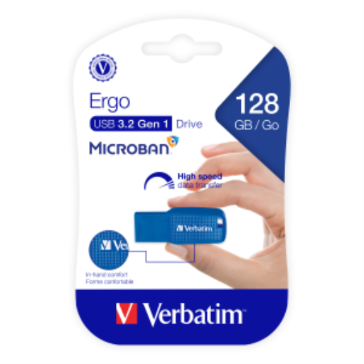 Verbatim Clé USB 128 Go Bleu