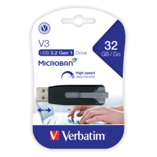 Verbatim Clé USB 32 Go Noir / Gris