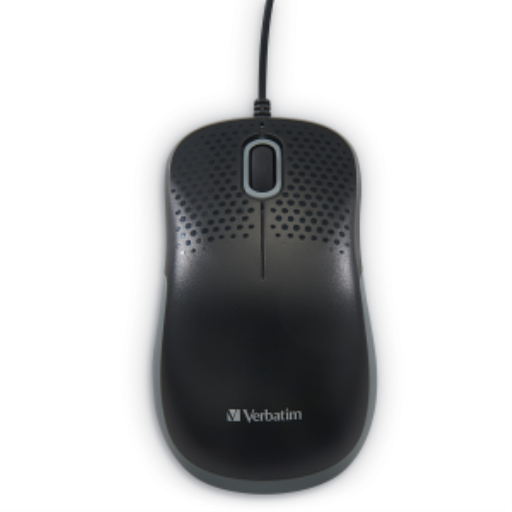 Souris Verbatim — silencieuse, filaire