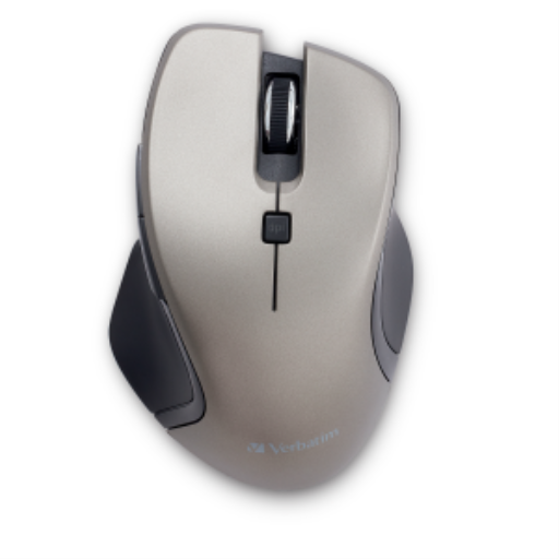 Verbatim USB-C Wireless Blue LED Mouse - Graphite