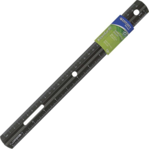 Règle Westcott — KleenEarth, antimicrobien, plastique recyclé, plastique (41015)