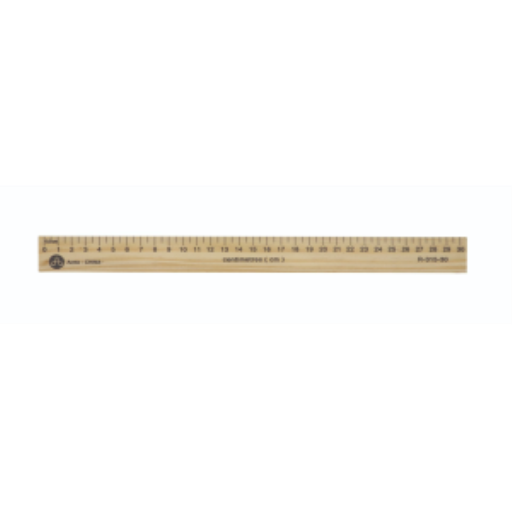 Règles en bois 30cm – bord aminci