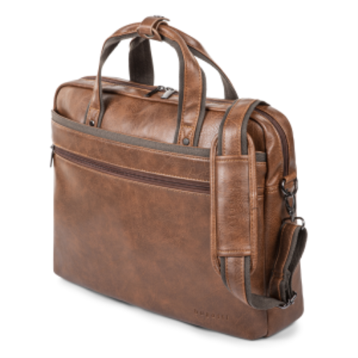 Sac d’ordinateur Bugatti Valentino — cognac