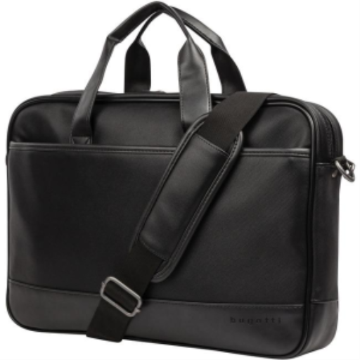 Sac d’ordinateur Bugatti Gin & Twill — noir