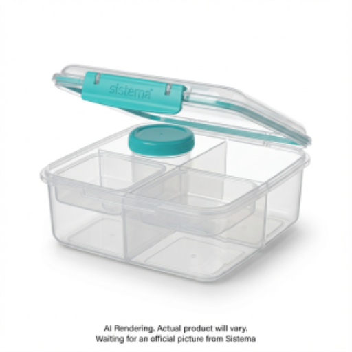 Sistema Boîte bento To Go Boîte à lunch with Yogurt Container, 1.25 L, couleur variable, 1 Pack