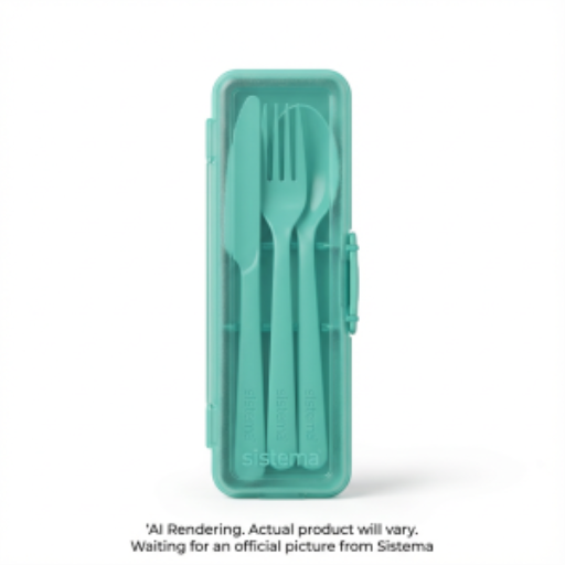 Sistema Cutlery To Go, Ensemble d’ustensiles de voyage avec couteau, fourchette et cuillère