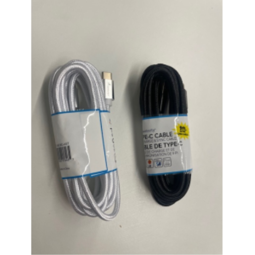 TRAVELOCITY 9 Foot Braided Type-C Câble
